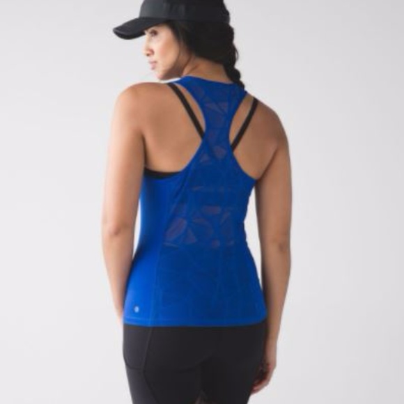 lululemon athletica Tops - Lululemon athletica Goal Crusher Tank Harbor Blue